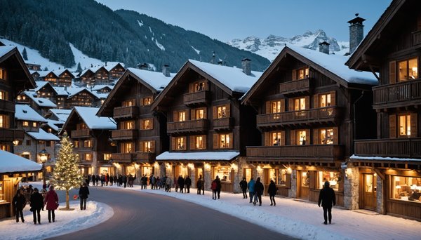 Dans le centre de morzine, la rareté des chalets fait grimper les enchères